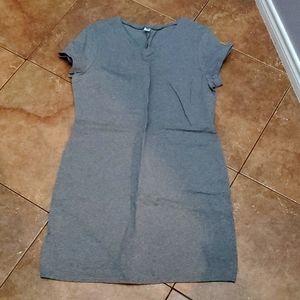 OLD NAVY T-Shirt Dress Gray